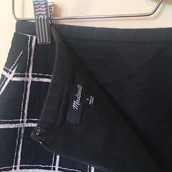 2 Madewell Black & White Mini Skirts - size SMALL, 2 - Picture 7 of 8